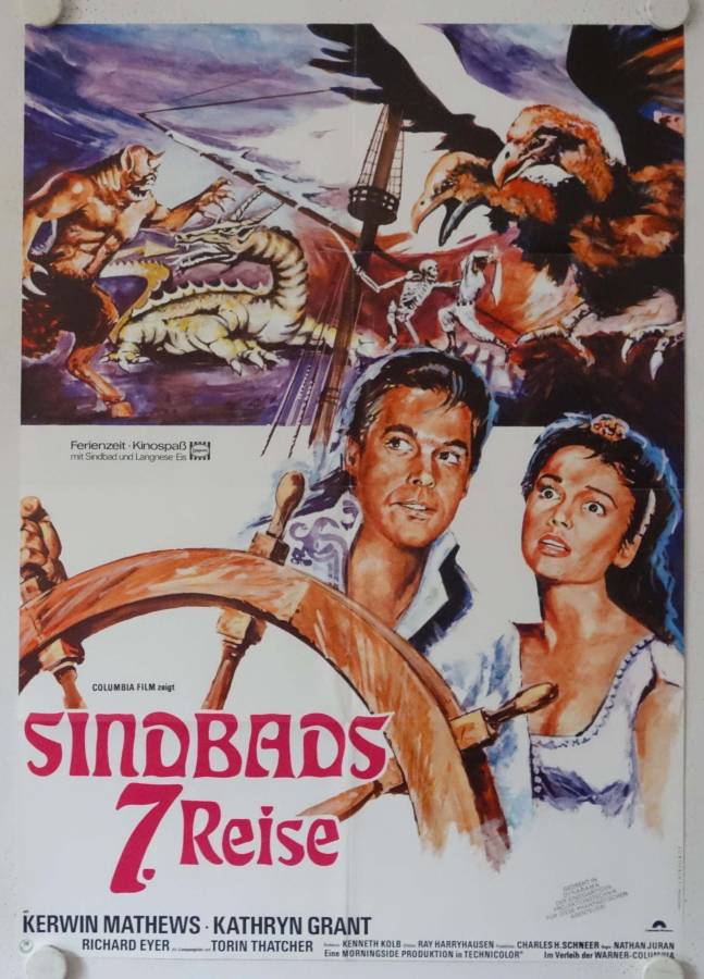 7th Voyage of Sinbad - Kopie re-release german movie poster